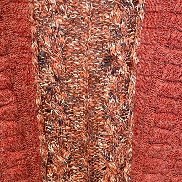 Guava colored free people sweater size L. - Picture 3 of 6